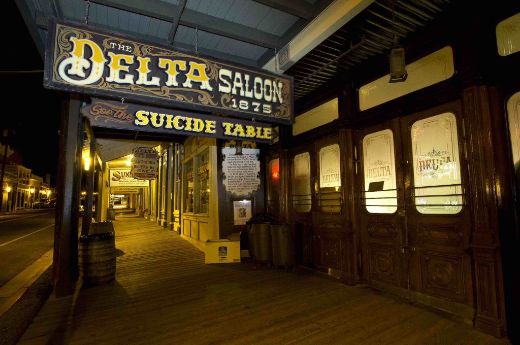 House of Bar. Featured Image. Delta Saloon. Virginia City, Nevada.